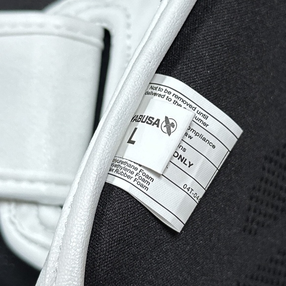 NWT Hayabusa T3 Striking Shin Guard Padded Faux Leather White Black MMA Large - Picture 9 of 11